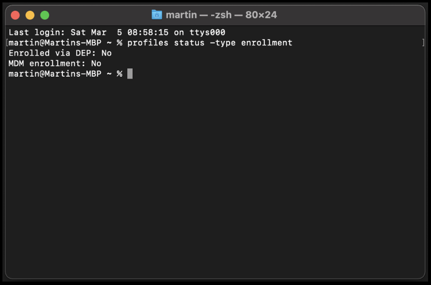 Img.11.0: MDM-status-check