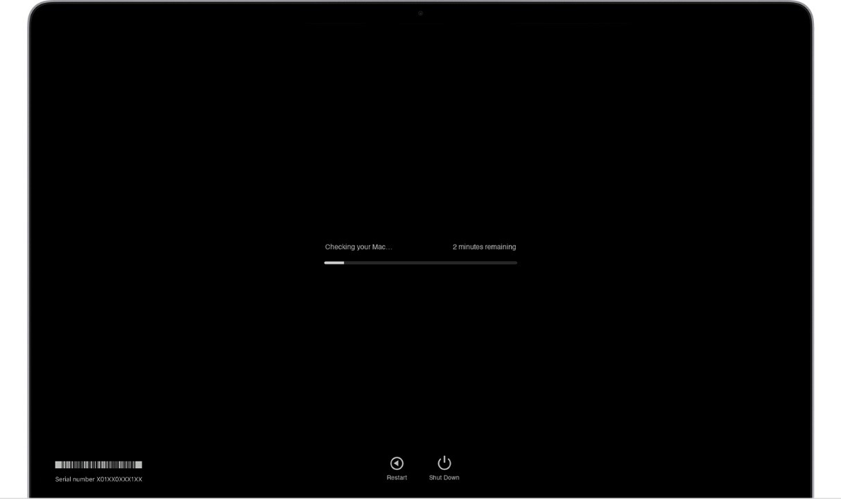 Img.12.1: Apple Diagnostics Steps