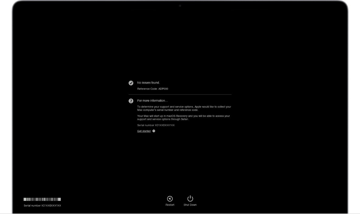Img.12.2: Apple Diagnostics Steps