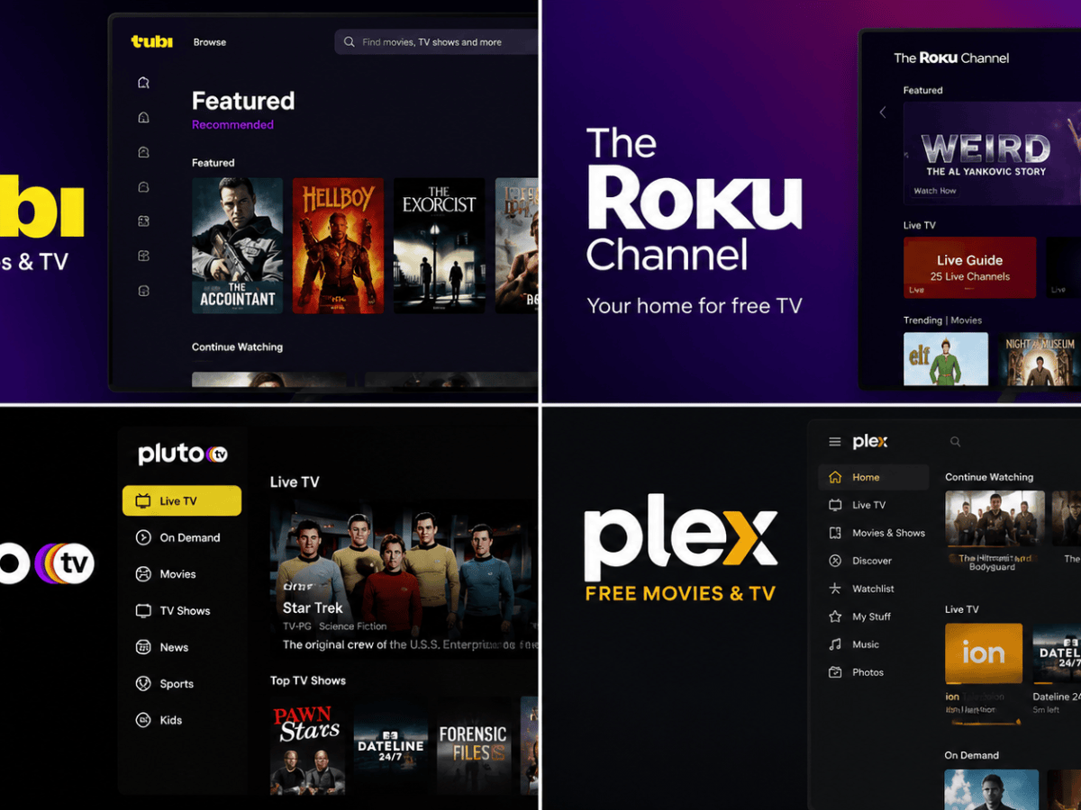 Best Free Streaming Services to Watch Movies & TV Shows&nbsp;Legally